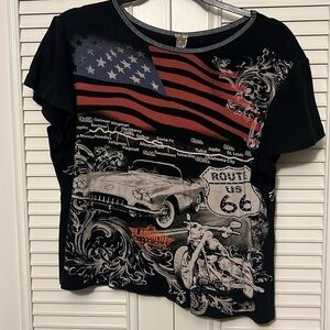 Big bang black route 66 shirt